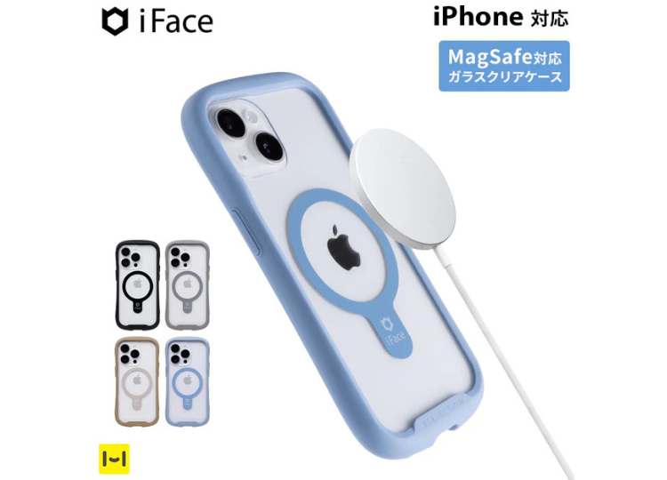 Magsafe対応 iFace Reflection Magnetic 強化ガラスクリアケース画像