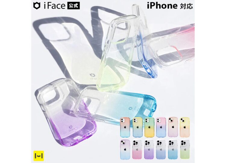 グラデーション iFace Look in Clear Lolly ケース画像