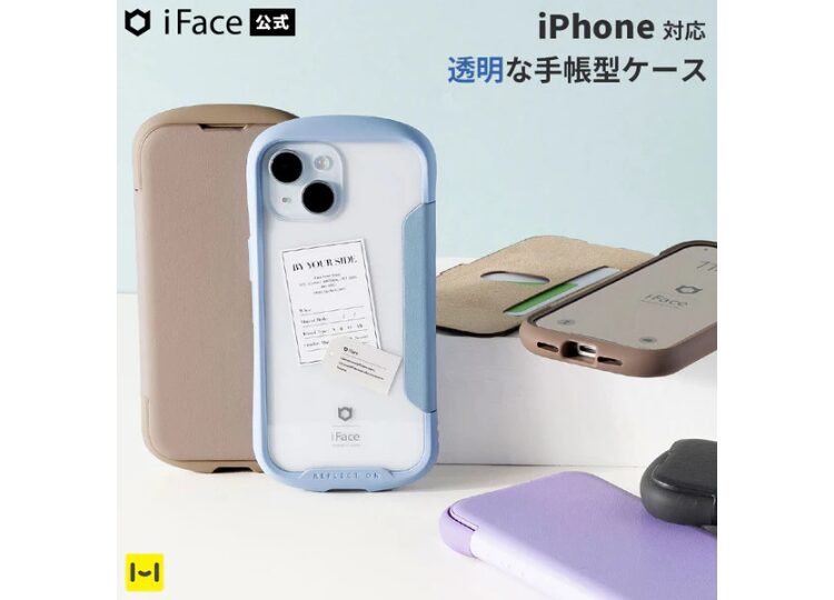 iFace Reflection ダイアリー ポリカーボネート クリアケース画像